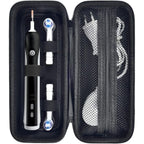 Buy now Toothbrush Travel Case Compatible with Oral-B Pro 1000, 2000, 3000, 3500, 1500/ for Philips Sonicare ProtectiveClean 4100 5100 Electric Toothbrush with Mesh Pocket for Accessories - Black (Bag Only) 1 Count (Pack of 1) Black at indiglob india