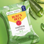 Buy now Burt's Bees Aloe Vera Face Wipes, for Sensitive Skin, Soothing Makeup Remover & Facial Cleansing Towelettes, 30 Ct. (3-Pack) at indiglob india