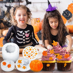 7 Pcs Pumpkin Candle Molds, Halloween Silicone Mold