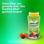 Benefiber Prebiotic Fiber Supplement Gummies, Assorted Fruit Flavor, 81 Ct | Plant-based Prebiotic Fiber, Supports Gut Health by Nourishing Good Gut Bacteria, GLP-1 Support for Digestive Health