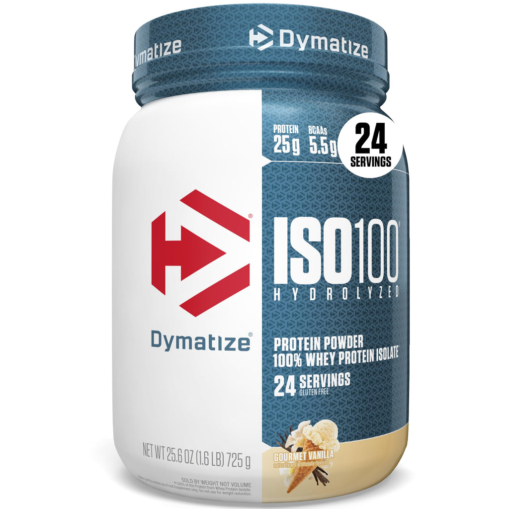 Buy now Dymatize ISO100 Whey Protein Powder Isolate, Gourmet Chocolate, 25g of Protein, 5 Pound, 5.5g BCAAs, Less Than 120 Cal., Gluten Free, 1g Fat, 1g Sugar, 2g Carb (71 Servings) at indiglob india