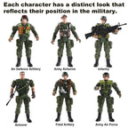 Buy now Mr.River US Army Men and SWAT Team Toy Soldiers Action Figures with Military Weapons Accessories for Kids Boys Girls,12Pcs at indiglob india