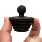 Buy now StopShroom Tub 2 Pack Universal Stopper for Bathtub and Bathroom Sink Drains, Black Plug 2pk, 2 Count at indiglob india