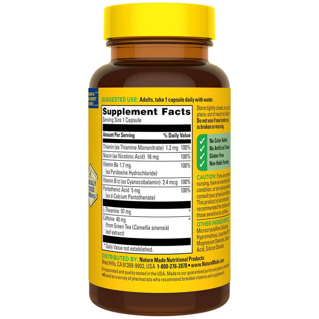 Nature Made Focus Boost Capsules, Fast Acting Focus Supplement, 30 Capsules