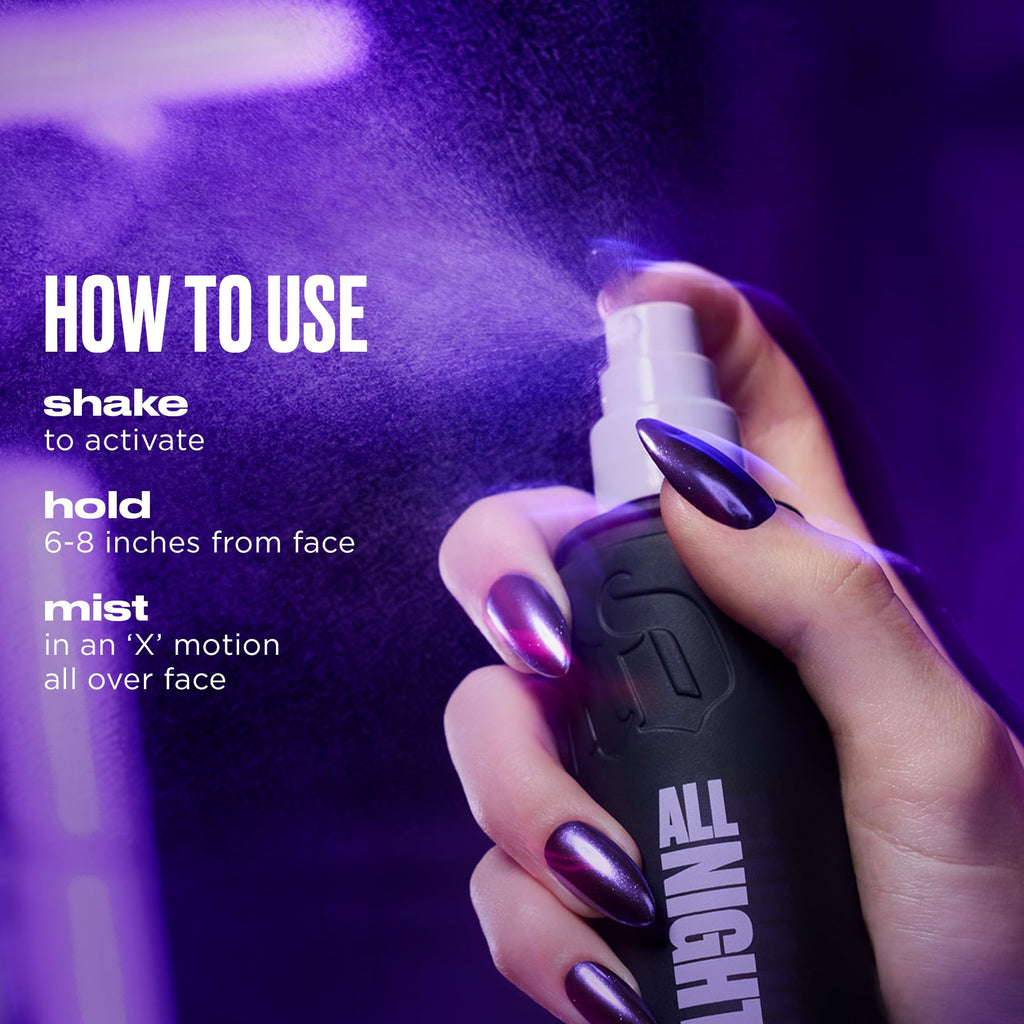 Urban Decay All Nighter Waterproof Makeup Setting Spray - Natural Finish | Up to 24HR Hold, Transfer-resistant Primer Setting Spray for Foundation, Sweat-resistant, Ultra-fine Hydrating Facial Mist