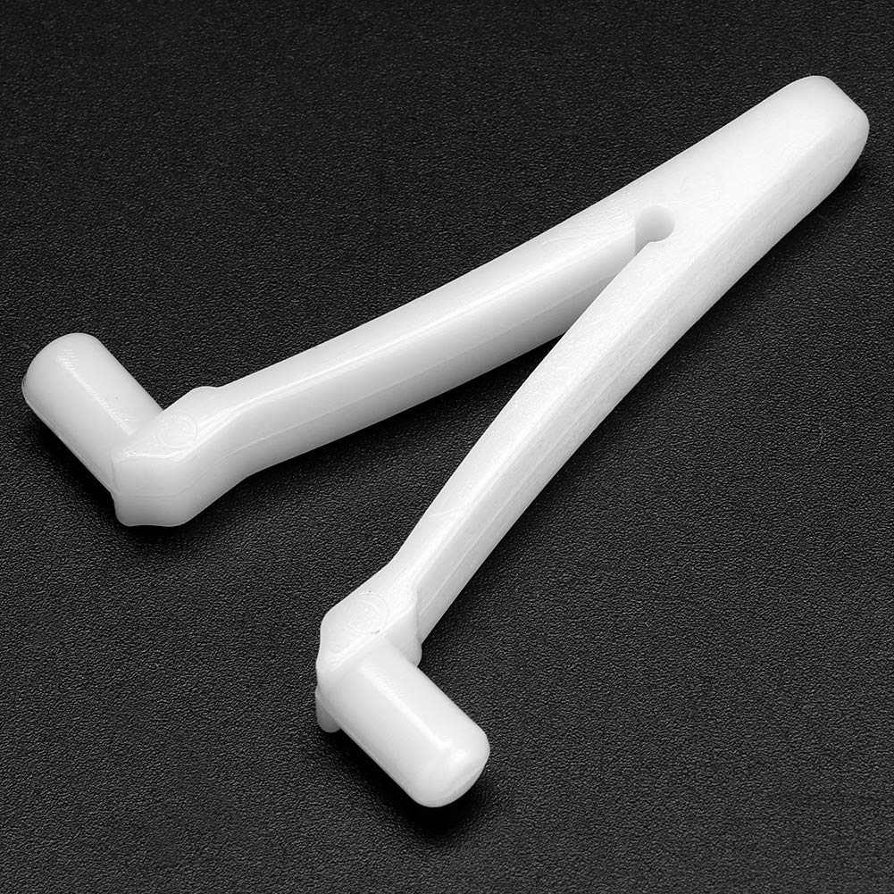 ATIE Butterfly Pool Clips - 6 Pack Attachment Clips for Swimming Pool Brush, Skimmer, Vacuum, Mini Jet Vacuum, Telescopic Pole