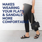 Buy now Dr. Scholl's Love Your Flats & Sandals 3/4 Length Insoles, All-Day Comfort, Relieve & Prevent Shoe Discomfort, Absorbs Shock, Arch Support at indiglob india