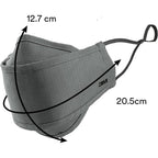 Buy now 3M Daily Face Mask, Reusable, Washable, Adjustable Ear Loops, Lightweight Cotton Fabric, 3 Pack at indiglob india