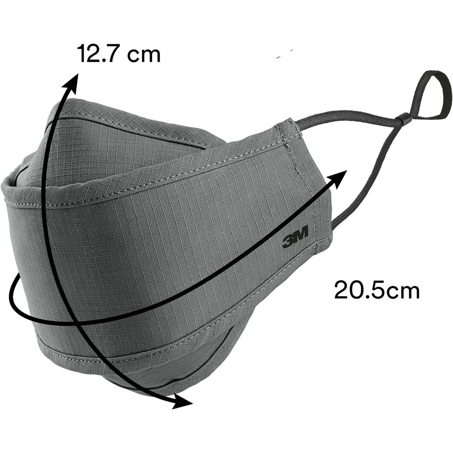Buy now 3M Daily Face Mask, Reusable, Washable, Adjustable Ear Loops, Lightweight Cotton Fabric, 3 Pack at indiglob india