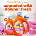 Buy now Tide Plus Boost of Ultra Downy Liquid Laundry Detergent, April Fresh Scent, 92 fl oz, 65 Loads, Laundry Detergent Liquid with Long-Lasting Freshness at indiglob india
