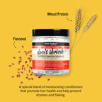 Aunt Jackie's Flaxseed Recipes Don't Shrink Elongating Hair Curling Gel for Natural Curls, Coils and Waves, Helps Prevent Dryness and Flaking, 15 oz