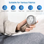 Buy now BEAUTURAL Fabric Shaver and Lint Remover, Sweater Defuzzer with 2-Speeds, 2 Replaceable Stainless Steel Blades, Battery Operated, Remove Clothes Fuzz, Lint Balls, Pills, Bobbles Gray at indiglob india
