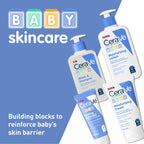 CeraVe Baby 2-in-1 Wash & Shampoo with Vitamin E for Hair & Skin, 16oz | Tear-Free Wash For Baby Hair and Skin with Vitamin E, Fragrance-Free, Paraben-Free, Dye-Free, Phthalates-Free, Sulfate-Free