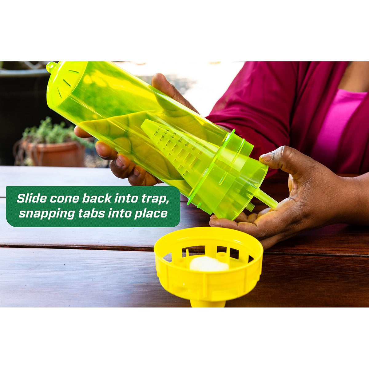 RESCUE! Reusable Yellowjacket Trap – Includes Attractant - 2 Traps