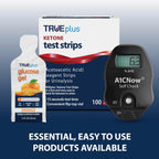 Buy now TRUEplus® Ketone Test Strips – Ideal for Low-carb dieters– Made in USA–Urinalysis Test Sticks (100) at indiglob india