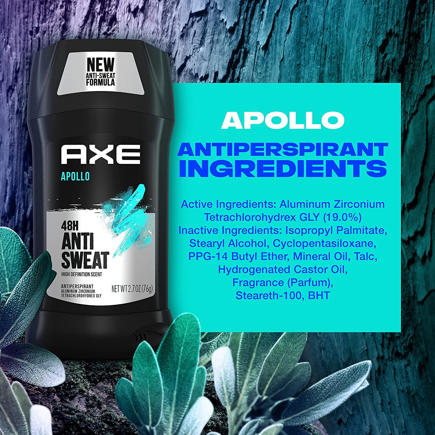 Buy now Axe Arnarchy Inv Sld Apol Size 2.7z Axe Arnarchy Invisable Solid Apollo 2.7z at indiglob india
