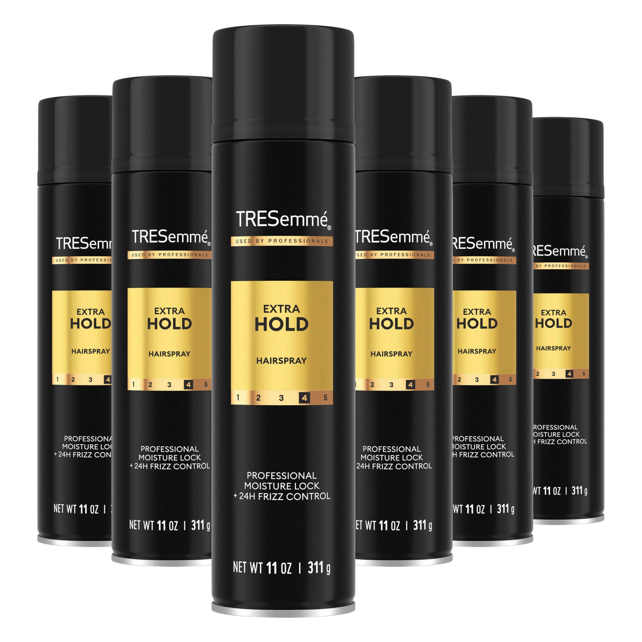 TRESemmé Extra Hold Hairspray 14.6 oz | For 24-Hour hold, Frizz Control, With Pro Lock Tech™, Paraben-Free, Strong hold hairspray, Aerosol