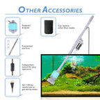 hygger 360GPH Electric Aquarium Gravel Cleaner, 5 in 1 Automatic Fish Tank Cleaning Tool Set Vacuum Water Changer Sand Washer Filter Siphon Adjustable Length 15W
