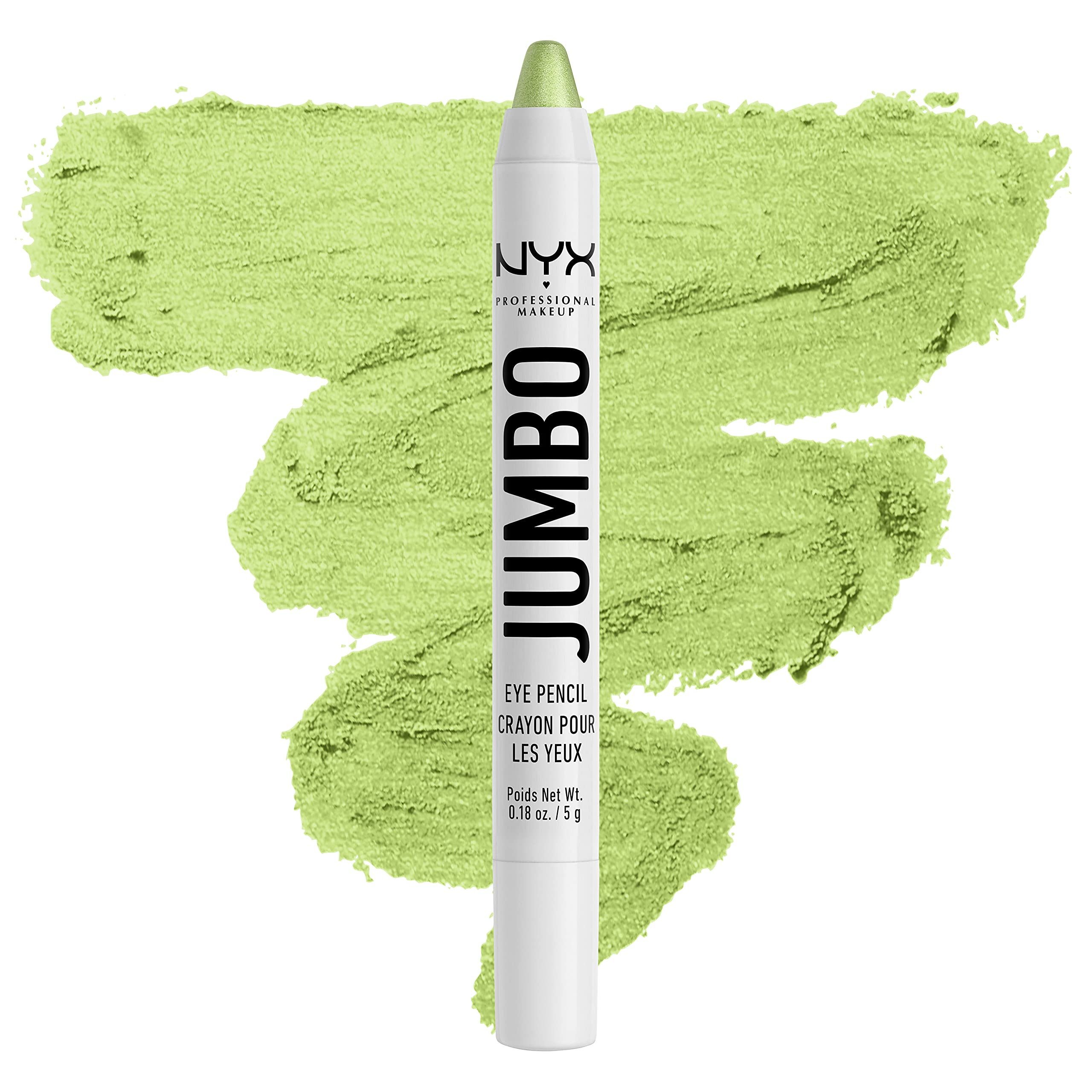 Buy now NYX PROFESSIONAL MAKEUP Jumbo Eye Pencil, Blendable Eyeshadow Stick & Eyeliner Pencil - Cottage Cheese (Silver) at indiglob india