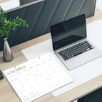 Aesthetic 2026-2027 Desk Calendar - Runs From June 2026 Until December 2027