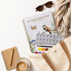 Beautiful Watercolor Paper Workbook Set for Beginners with Paint Included