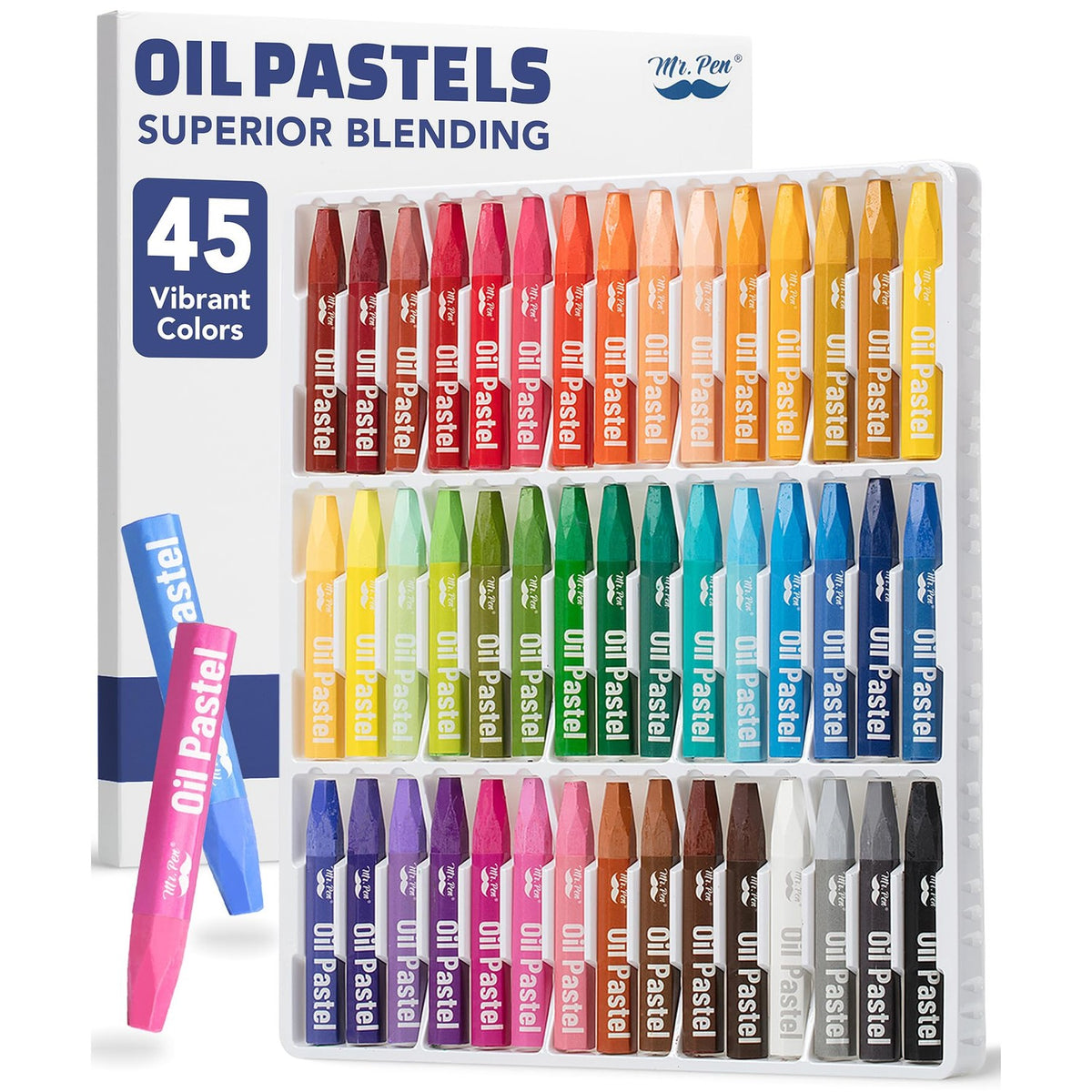 Mr. Pen- Oil Pastels for Artists, 45 Pack, Assorted Colors