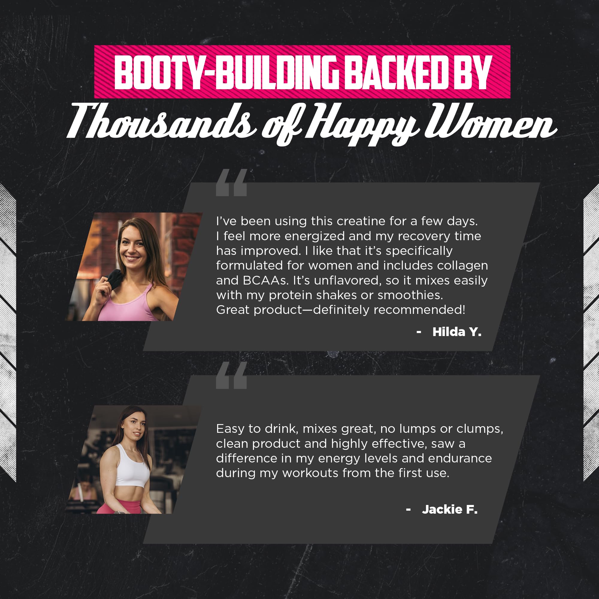 Old School Labs Creatine for Women with Collagen and BCAA, Unflavored | Post-Workout Supplement with 5g Creatine Monohydrate Powder, 2g Collagen & BCAA for Strength & Recovery