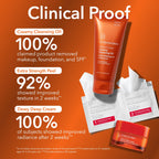 Dr Dennis Gross Extra Strength Radiant, Smooth & Firm Skincare Kit | Dermatologist Developed - Full-Size Alpha Beta Peel, Travel-Size Vitamin C Lactic Dewy Deep Cream & Creamy Cleanser