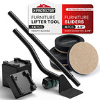 Buy now Felt Furniture Sliders Hardwood Floors X-PROTECTOR – 16 PCS 3 1/2" Furniture Sliders – Heavy Duty Felt Sliders Hard Surfaces – Move Your Furniture Easily & Safely! at indiglob india