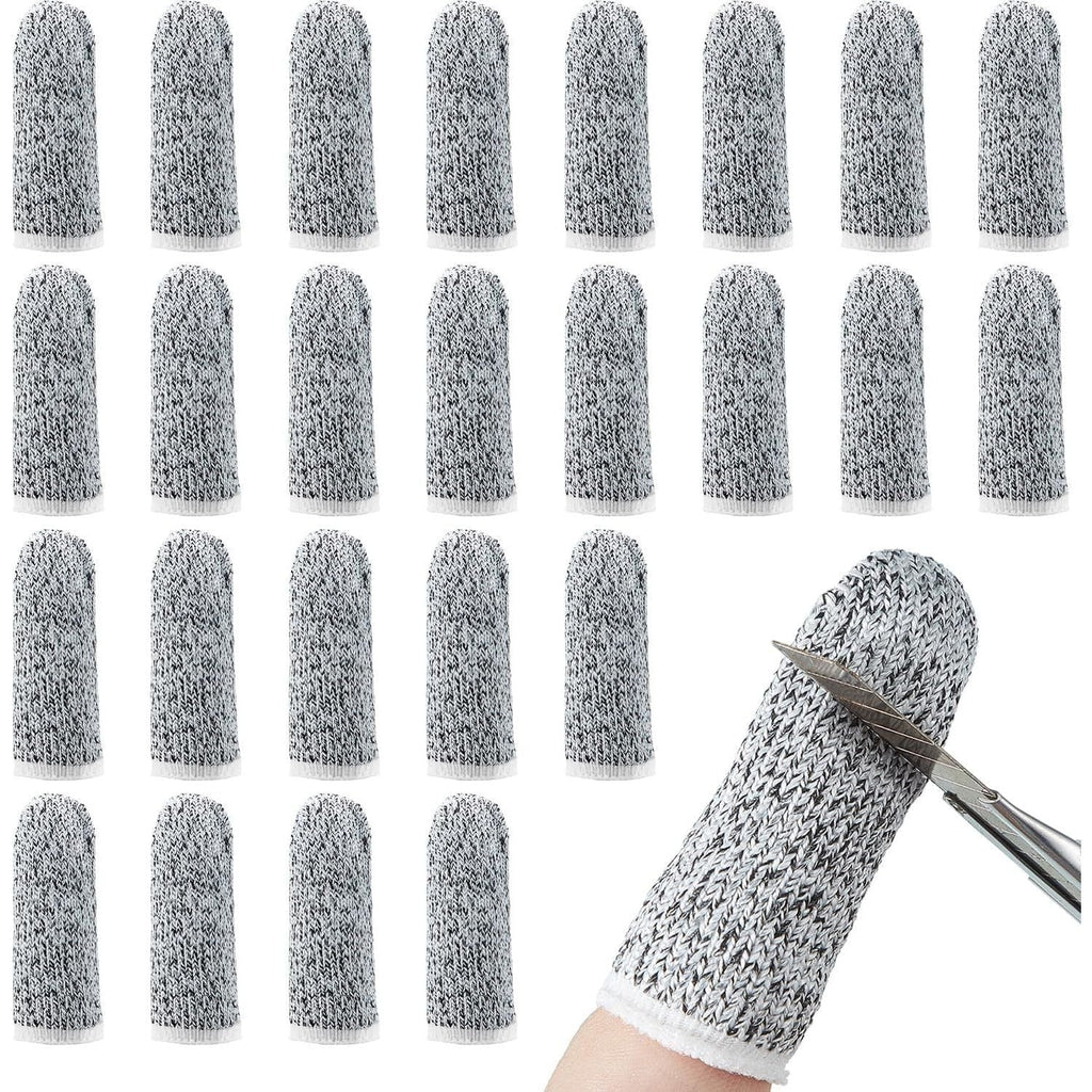Buy now Honoson 60 Pieces Finger Cots Cut Resistant Finger Protector Reusable Thumb Sleeve Anti Slip Thumb Protectors Guards for Kitchen Sculpture Work at indiglob india