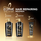 L'Oreal Paris Elvive Total Repair 5 Damage Reversing Shampoo and Conditioner Set for Dry and Damaged Hair, Hair Repair Formula with Protein and Ceramide, 56 Fl Oz Set