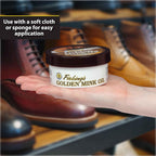 Buy now Fiebing's Golden Mink Oil for Leather Boots (6 oz) - Leather Cleaner & Conditioner - Waterproof, Preserve, Soften All Smooth Leathercraft & Vinyl - Prevents Salt Stains - Use On Couch, Shoe, Purse at indiglob india