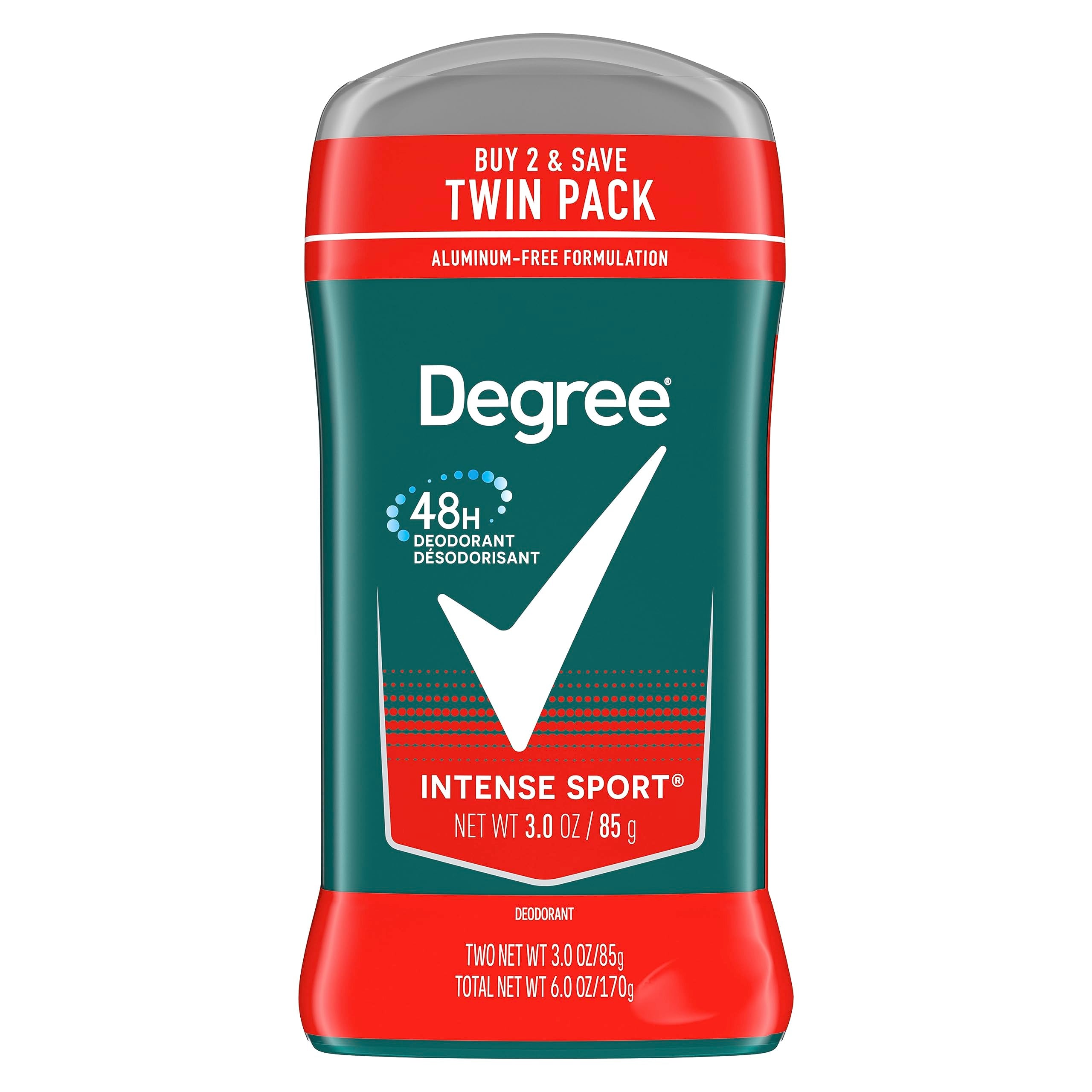 Degree Original Protection Deodorant Intense Sport 3 oz 2 Count