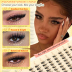 Explore Calphdiar Bottom Lash Clusters for enchanting fairy eyes. Choose from styles for a stunning look. Verified by CuratCart.