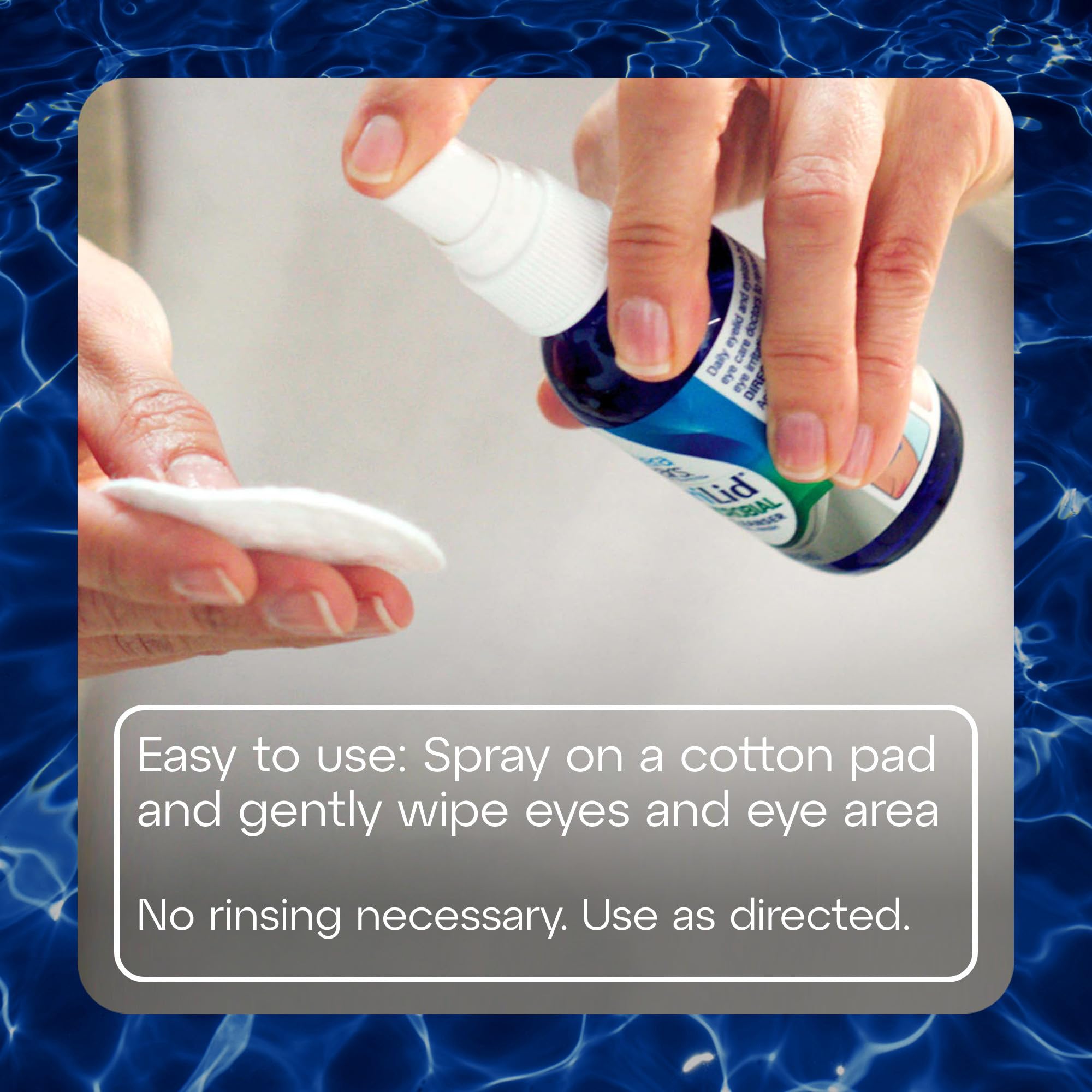 TheraTears SteriLid Antimicrobial Eyelid Cleanser and Face Wash, 2 Fl Oz | Mild & Convenient, Eye Care for Dry & Irritated Eyes, Gentle on Eyelids