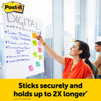 3M Post-it Easel Pad, 20 x 23 in, White, 2 Pack, Command Strips included