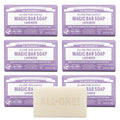 Buy now Dr. Bronner's Pure-Castile Magic Bar Soap - Made with Regenerative Organic Certified Oils - For Face, Body, Hair- Gentle on Sensitive Skin - Vegan Soap Bars for Men & Women - Lavender, 2 Pack, 5oz 5 Ounce (Pack of 6) at indiglob india