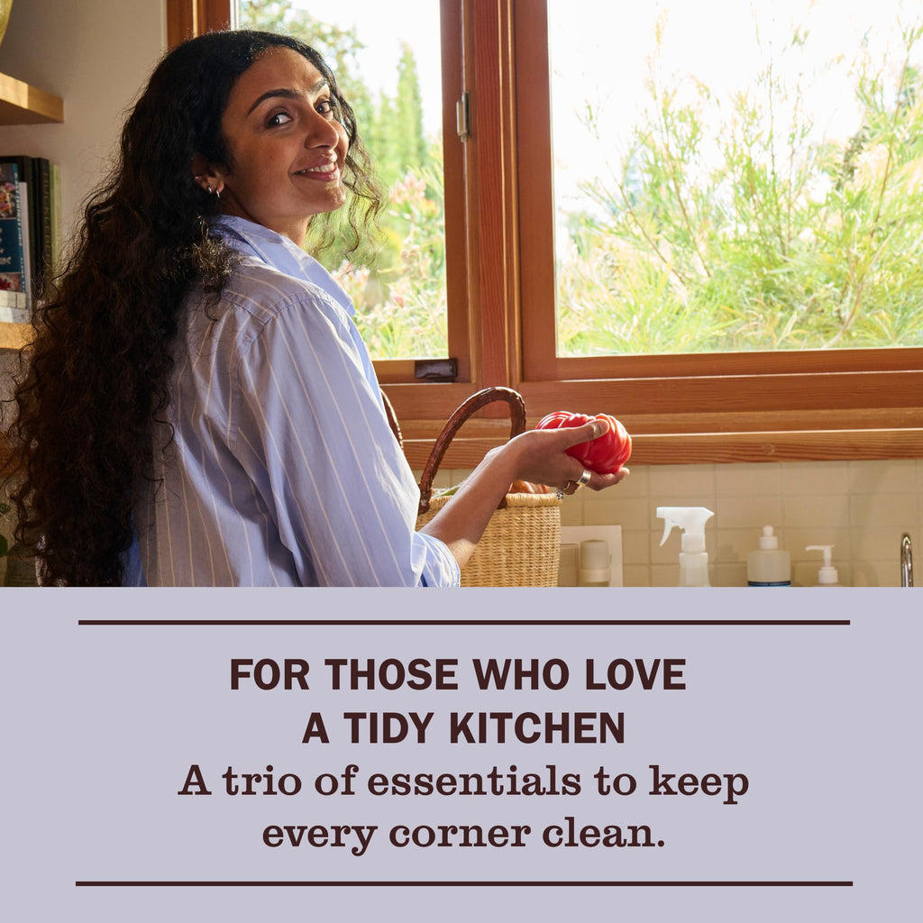 MRS. MEYER'S CLEAN DAY Kitchen Basics Set, Acorn Spice, Cleaning Supplies