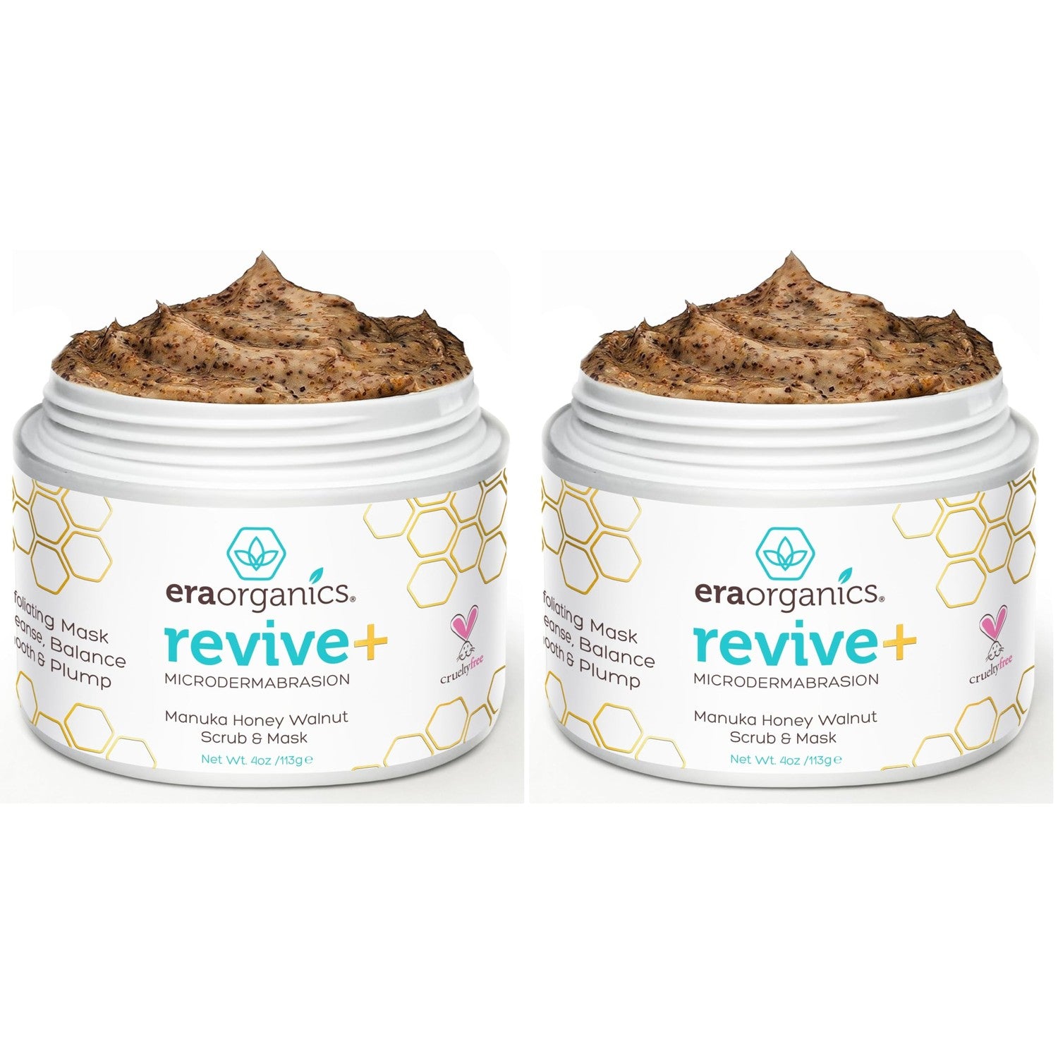 Manuka Honey Exfoliating Facial Scrub - Microdermabrasion Face Exfoliant | Gentle Moisturizing Exfoliator - Cleanse & Smooth Skin, Minimize Pores - With Organic Aloe Vera & Natural Cehami Extract 2oz