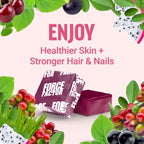 Force Factor Collagen Boosting Superfoods, Vegan Collagen Booster for Women | with Biotin, Hyaluronic Acid, and Vitamin C, for Hair, Skin, Nails, & Joint Support, Tropical Fruit, 60 Soft Chews