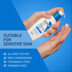 CeraVe AM Facial Moisturizing Lotion SPF 50, Face Moisturizer with SPF, 3oz | Travel Size Skin Care, Hyaluronic Acid and Niacinamide That Blends with No White Cast, Non-Greasy & Non-Comedogenic