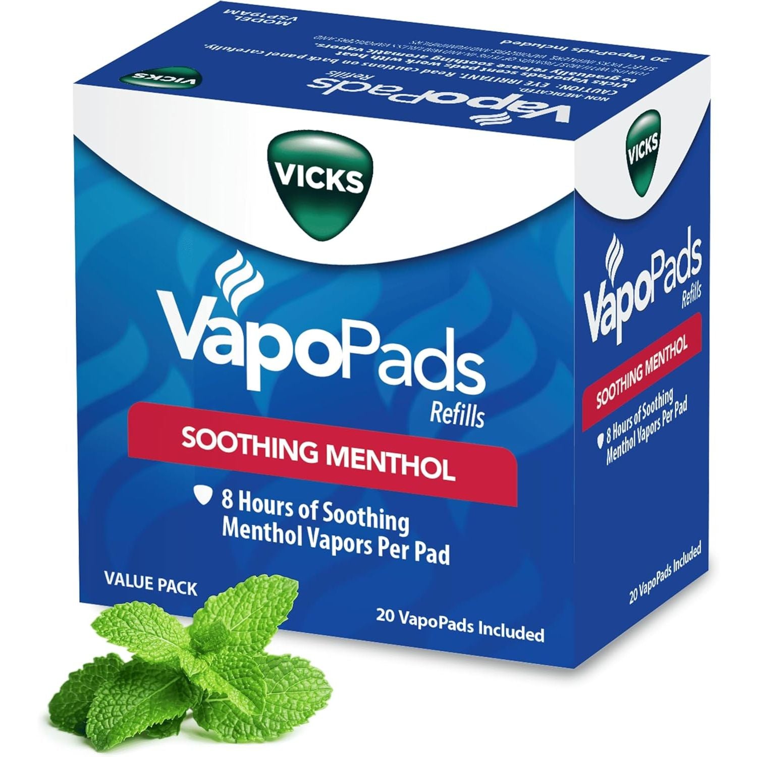 Buy now Vicks VapoPads Original Menthol Scent - Vapor Pads Refill for Vicks Humidifiers and Steam Inhalers, Scent Pads for Congestion and Cough Relief, 20-Pack, Box Color May Vary 20 Count (Pack of 1) Original at indiglob india