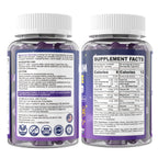 Magnesium Glycinate Gummies 500mg for Adults & Kids, High Absorption, 120Ct | Sugar Free Magnesium Calm Sleep Aid, Kids Sleep Gummies w/ Glycine L-Theanine B6 for Sleep, Calm, Muscle, Relax, No Melatonin