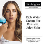 Neutrogena Hydro Boost Water Cream, 1.7 fl. oz + Gel Cleanser, 0.5 fl. oz | Alcohol- and Fragrance-Free, Suitable for Sensitive Skin, With Hyaluronic Acid, For a Daily Hydration Routine
