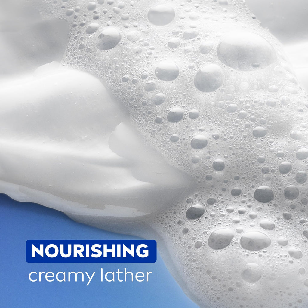NIVEA Nourishing Shea Butter Body Wash, Nourishing Serum, 20 FL OZ | Moisturizing Body Wash Enriched with Provitamin B5 and Vitamin E, for Softer Skin, Shaving Cream Alternative
