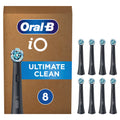 Buy now Oral-B iO Ultimate Cleaning Electric Toothbrush Heads, 8 Pieces, Ultimate Tooth Cleaning, Toothbrush Attachment for Oral-B Toothbrushes, Letterbox Enabled Packaging, Black at indiglob india