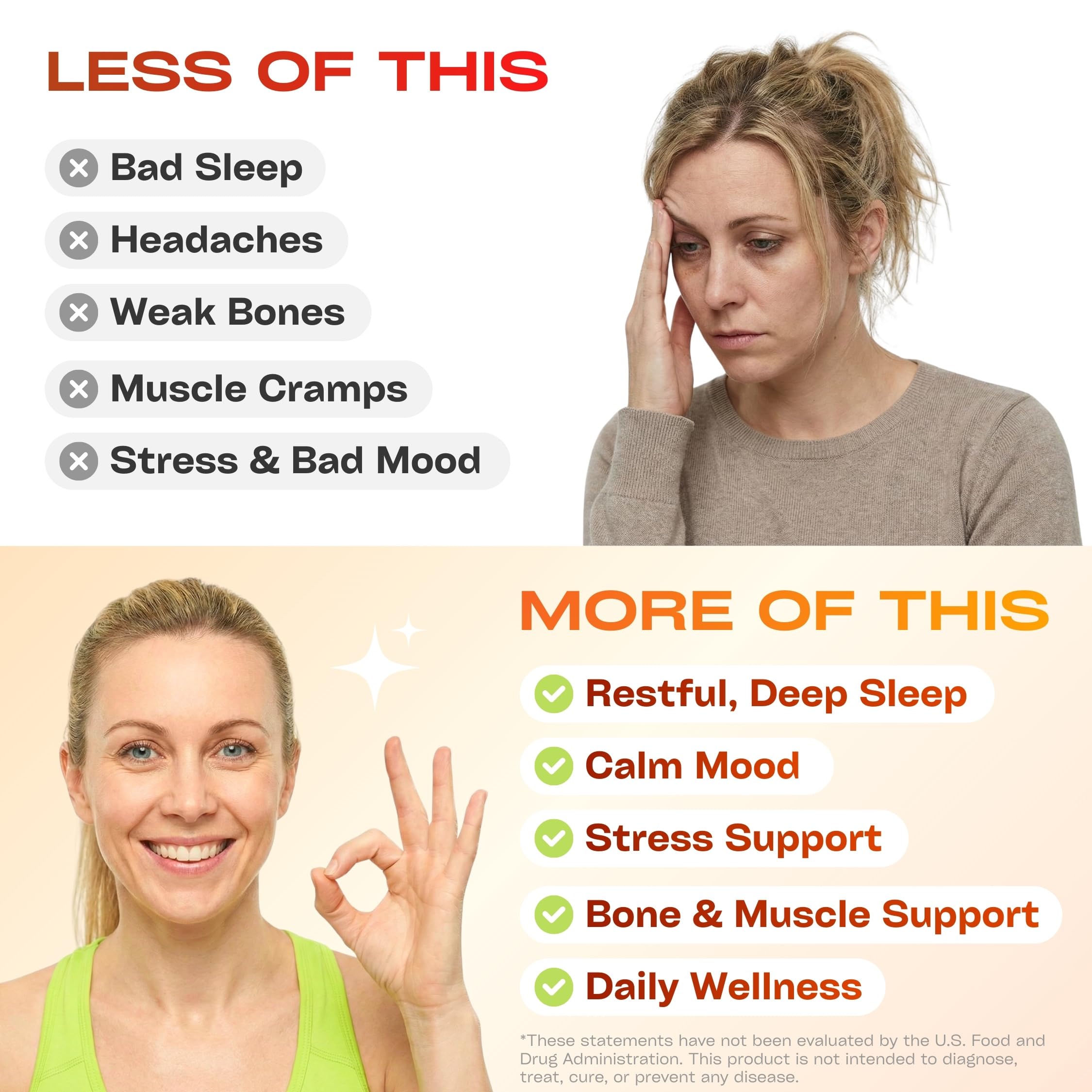 GOBIOTIX Magnesium Glycinate Powder – 6-Form Magnesium Complex: Malate, Citrate & More – Sleep, Stress & Calm Support for Women & Men – High Absorption, Sugar Free – 420mg, 60 Servings (Peach Tea)