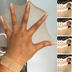 BEEOS Skinlike HD Wig Cap, 4 Pieces Invisible and Sheer Breathable Ultra-thin Stretchy Stocking Caps for Lace Front Wigs