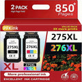 275XL 276XL Ink Cartridge Combo Pack Replacement for Canon 275xl and 276xl Ink cartridges for Pixma TR4720 TS3522 TS3520 TS3720 TS3722 TS3500 TR4722 TR4723 TR4700 High Yield (1Black/1Color)