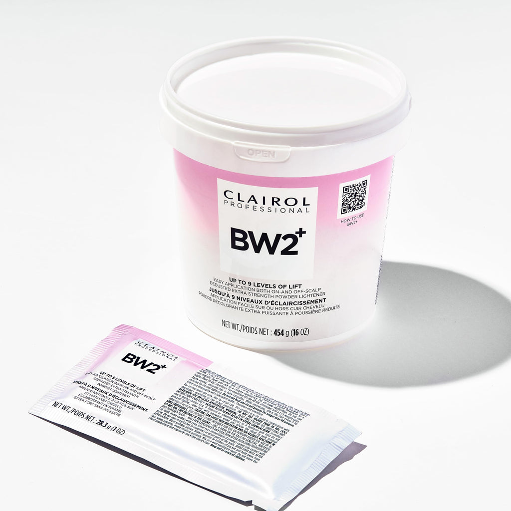 Clairol Professional BW2+ Extra Strength Powder Lightener | Up to 9 Levels of Lift for Hair Highlights & Lightening